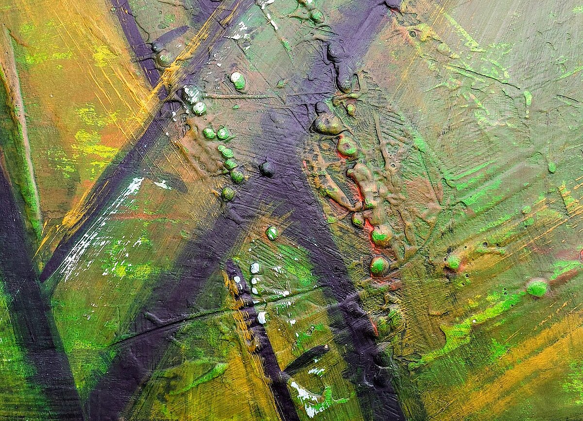 Henning Seilkopf Acryl Gemälde Bambus